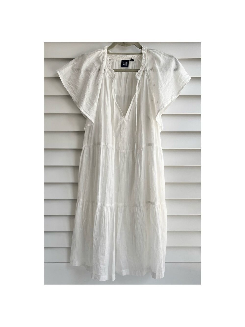 Gap Flutter Sleeve Mini Dress - Picture 4 of 11